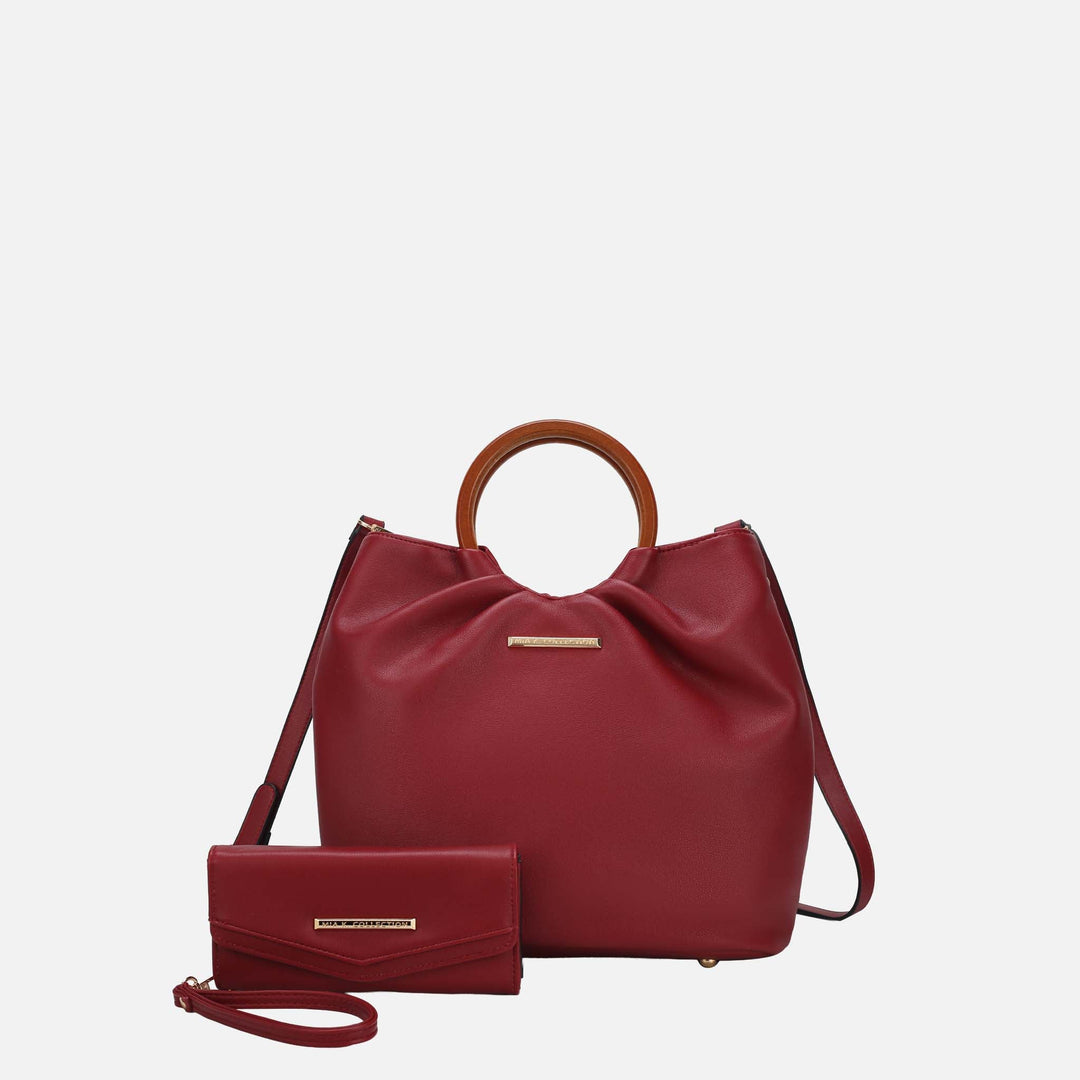 Tawny MKF Collection By Mia K Leilani Tote Bag And Wallet