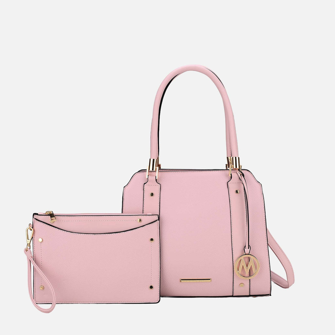 Light Blue MKF Collection By Mia K Norah Shoulder Bag And Set