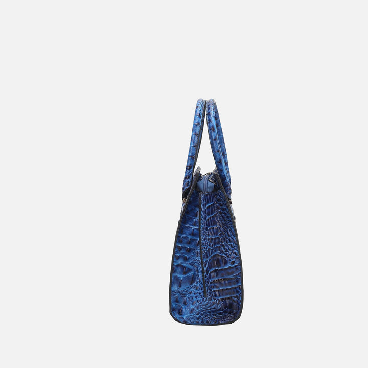 Croco Purple MKF Collection By Mia K Viridiana Croc Tote Bag And Set