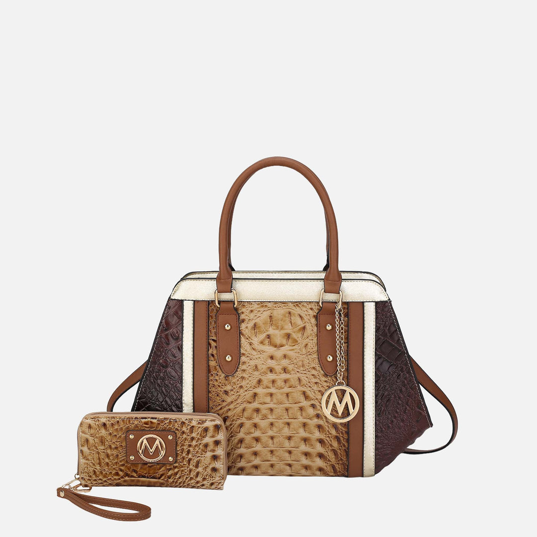MKF Collection By Mia K Daisy Shoulder Bag And Set