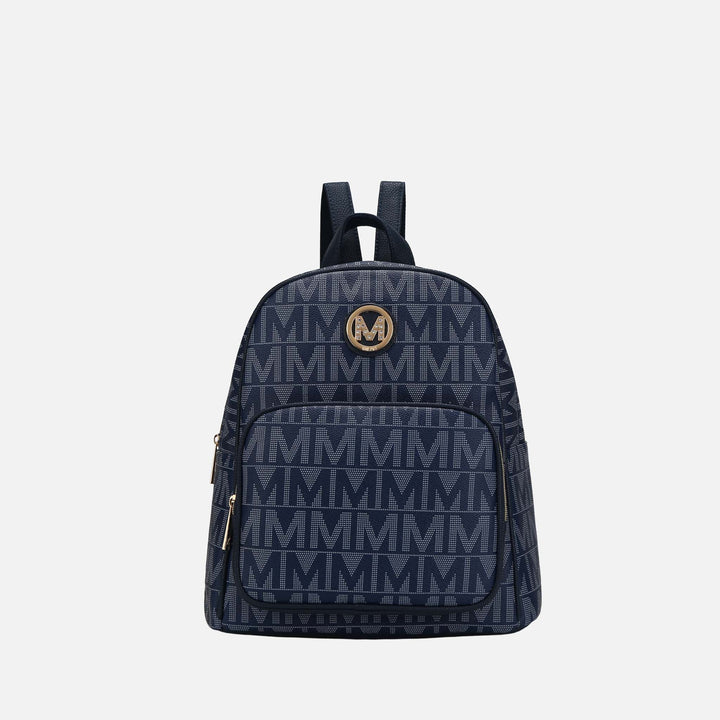 Burgundy MKF Collection By Mia K Fanny Signature Backpack