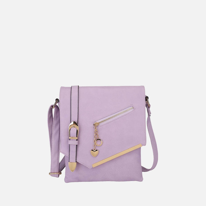 Beige MKF Collection By Mia K Jasmine Crossbody Bag