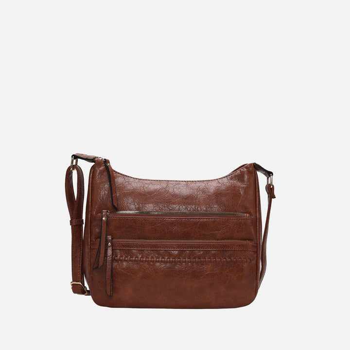 Brown MKF Collection By Mia K Alia Shoulder Bag