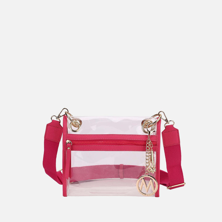 MKF Collection By Mia K Gia Clear Crossbody Bag