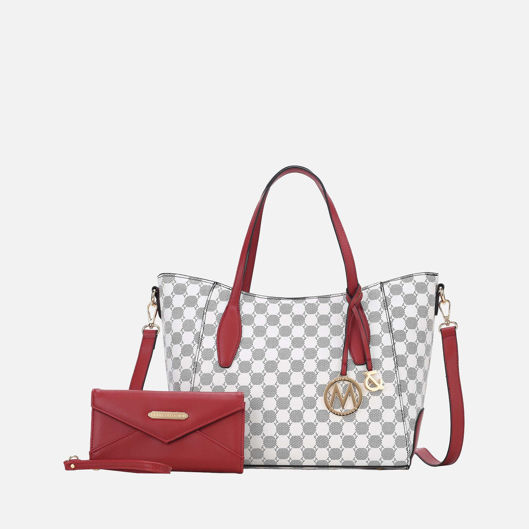 MKF Collection By Mia K Gianna Tote Bag And Wallet Set