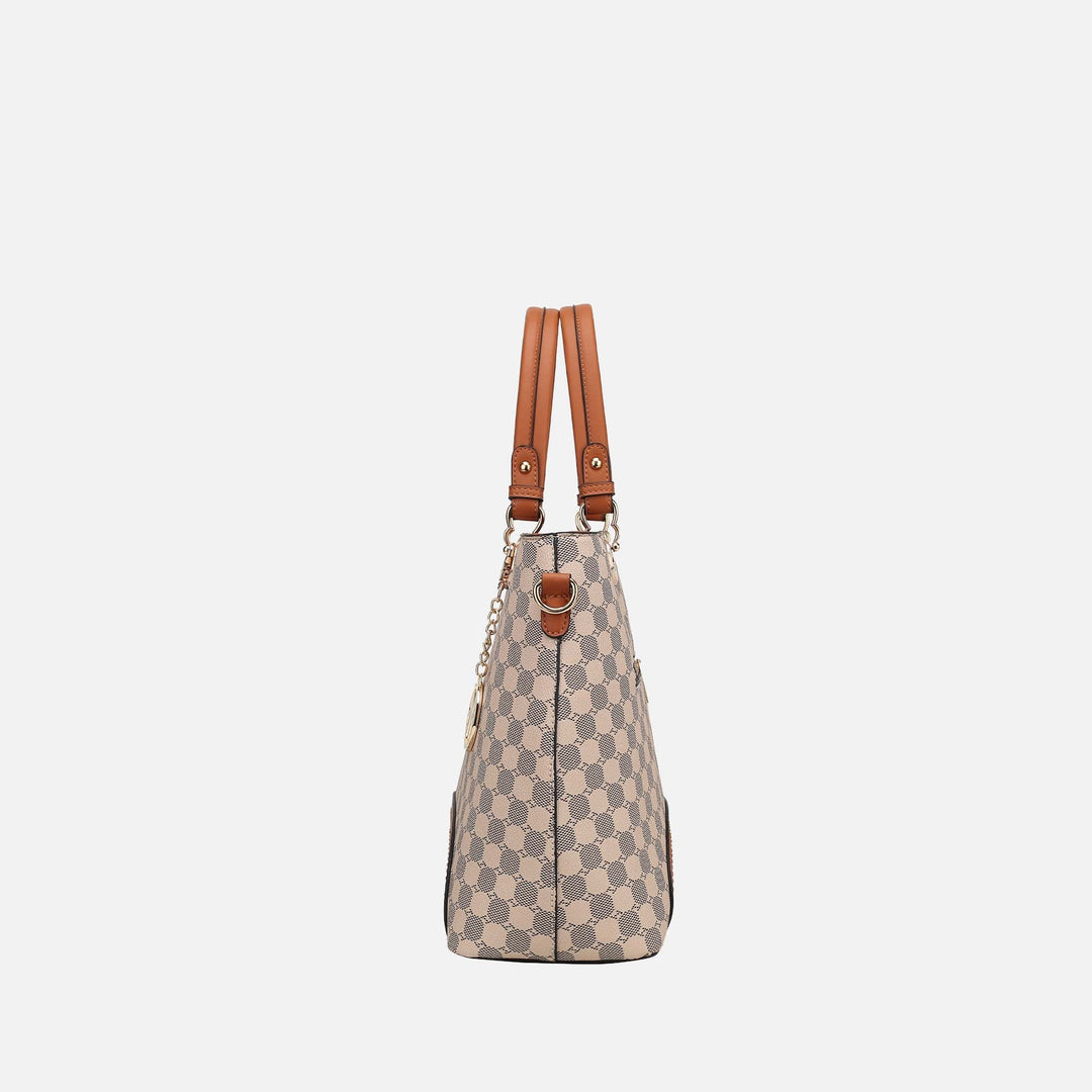 Denim Blue MKF Collection By Mia K Gabriella Handbag And Wallet Set