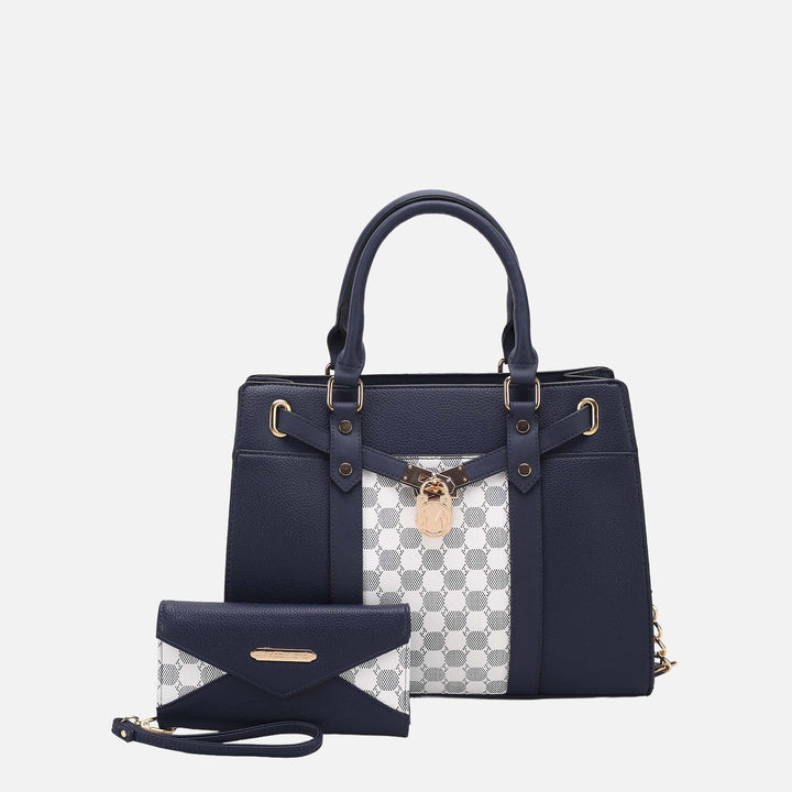 MKF Collection By Mia K Christine Shoulder Bag And Wallet Set
