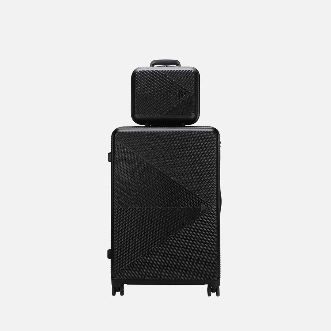 MKF Collection By Mia K Felicity Carry On Roller And Cosmetic Case Set