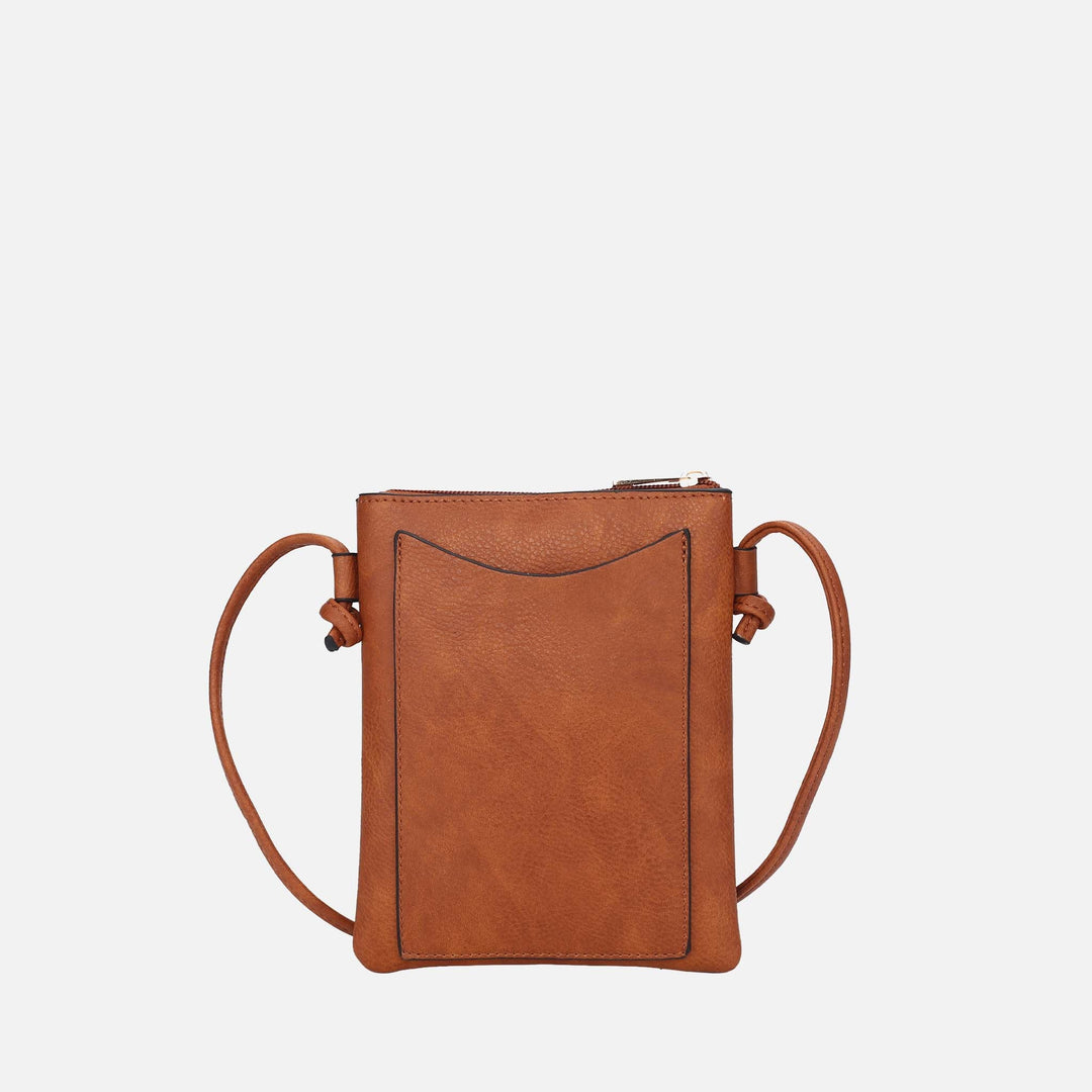 Black Red MKF Collection By Mia K Heartly Crossbody Bag