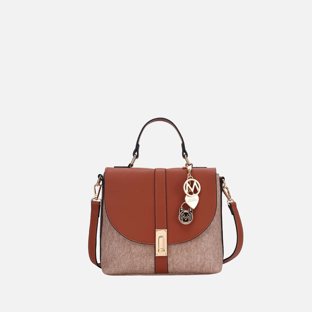 Taupe MKF Collection By Mia K Maren Shoulder Bag