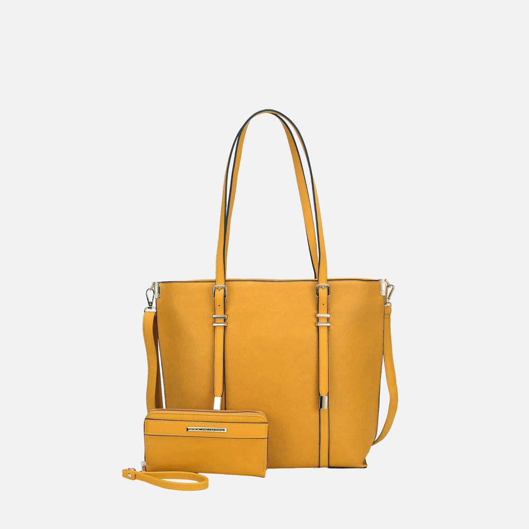MKF Collection By Mia K Emery Tote Bag And Wallet Set