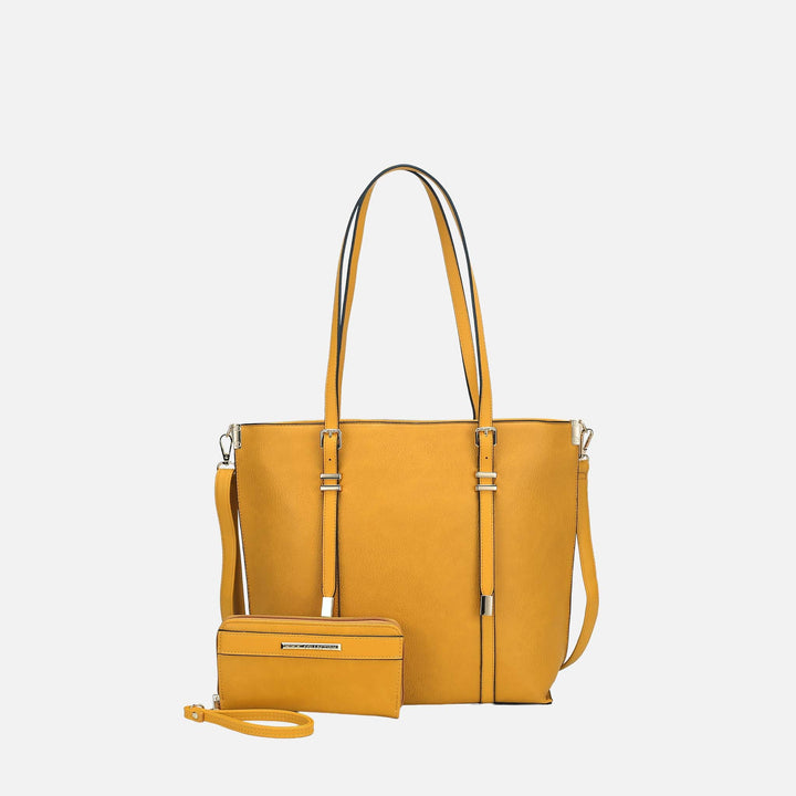 MKF Collection By Mia K Emery Tote Bag And Wallet Set