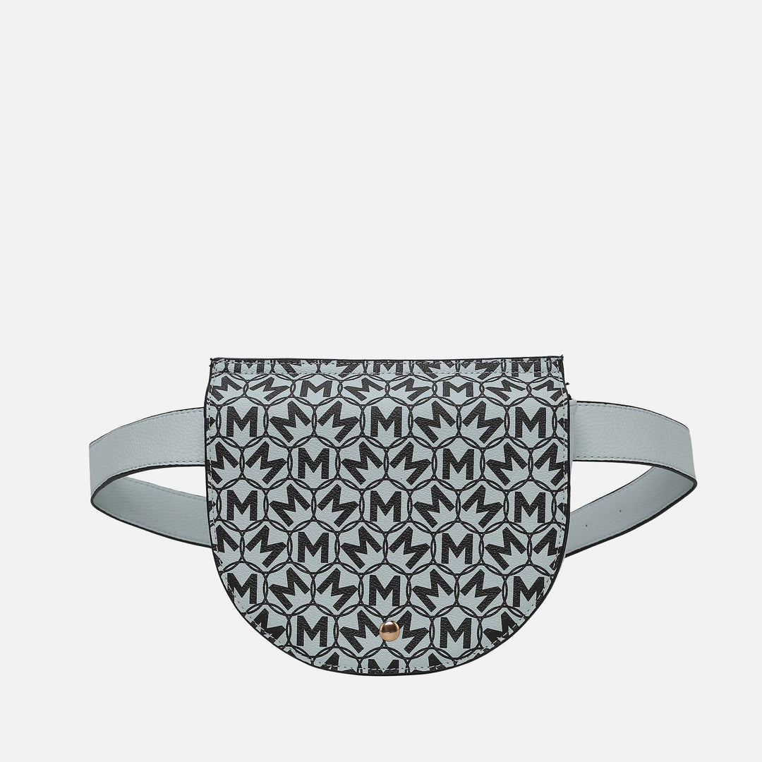 MKF Collection By Mia K Daksha Monogram Belt Waist Bag