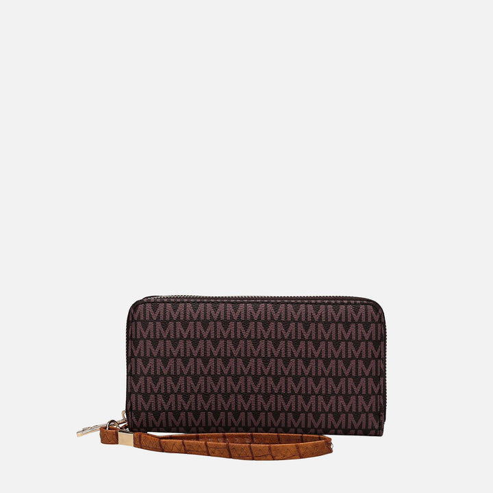 Beige MKF Collection By Mia K Noemy Signature Wallet