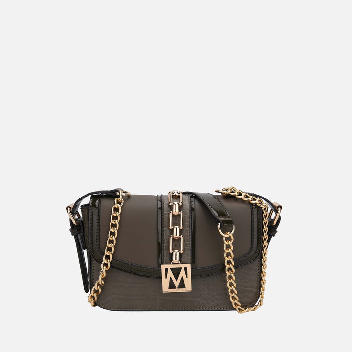 Light Grey MKF Collection By Mia K Wendalyn Shoulder Handbag