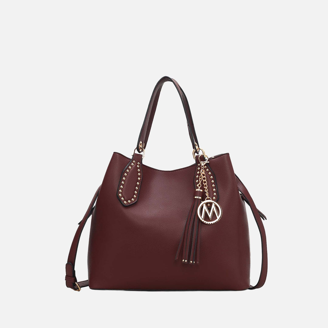 Red MKF Collection By Mia K Lana Hobo Bag