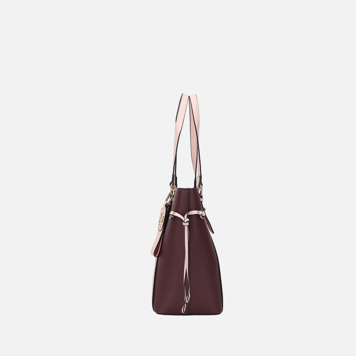 Cognac Brown MKF Collection By Mia K Kioea Tote Bag And Set