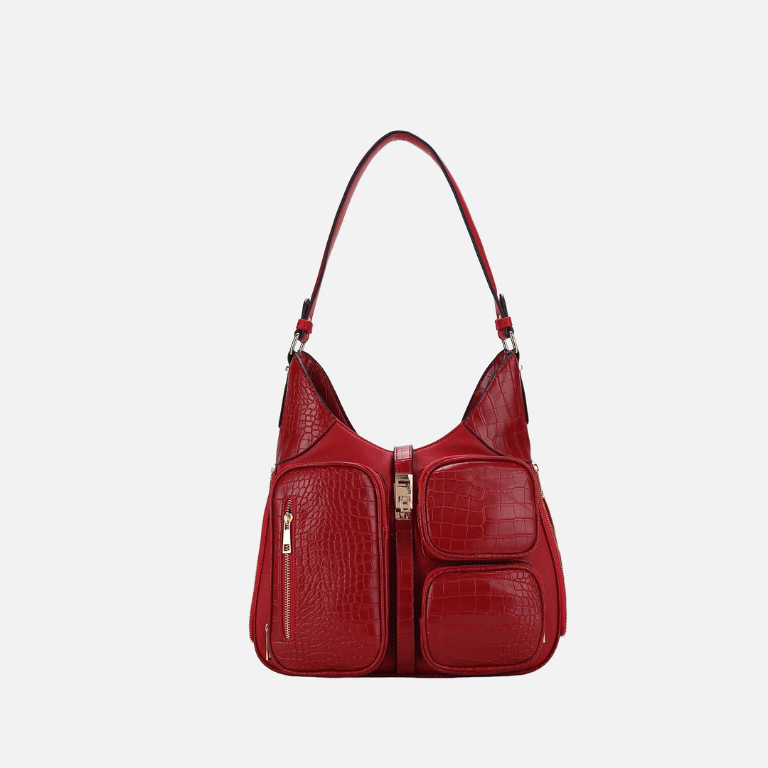 Black MKF Collection By Mia K Daphne Shoulder Bag
