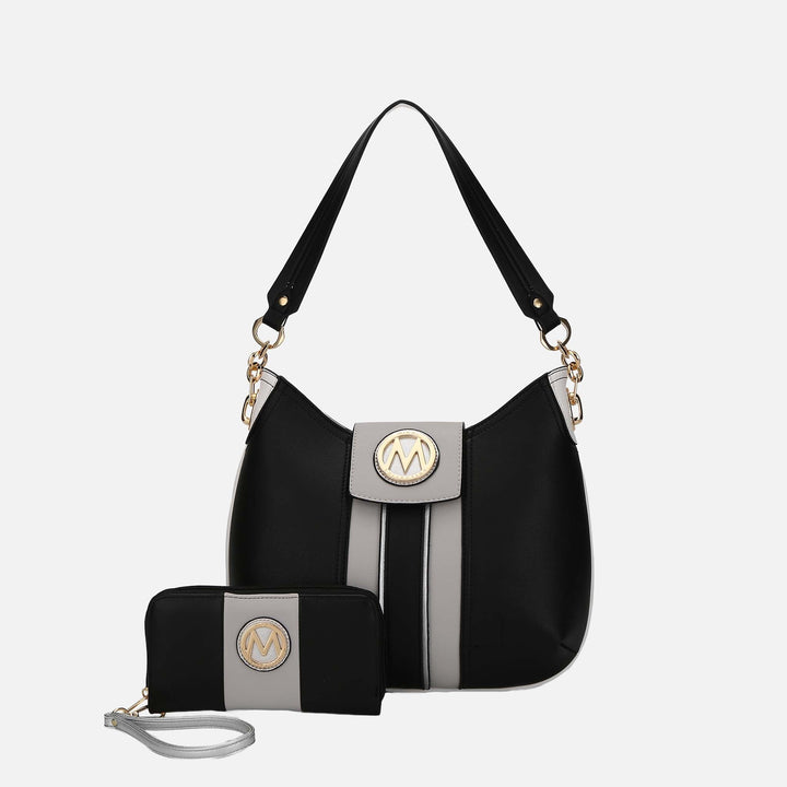 Midnight Blue MKF Collection By Mia K Torri Hobo Bag And Set