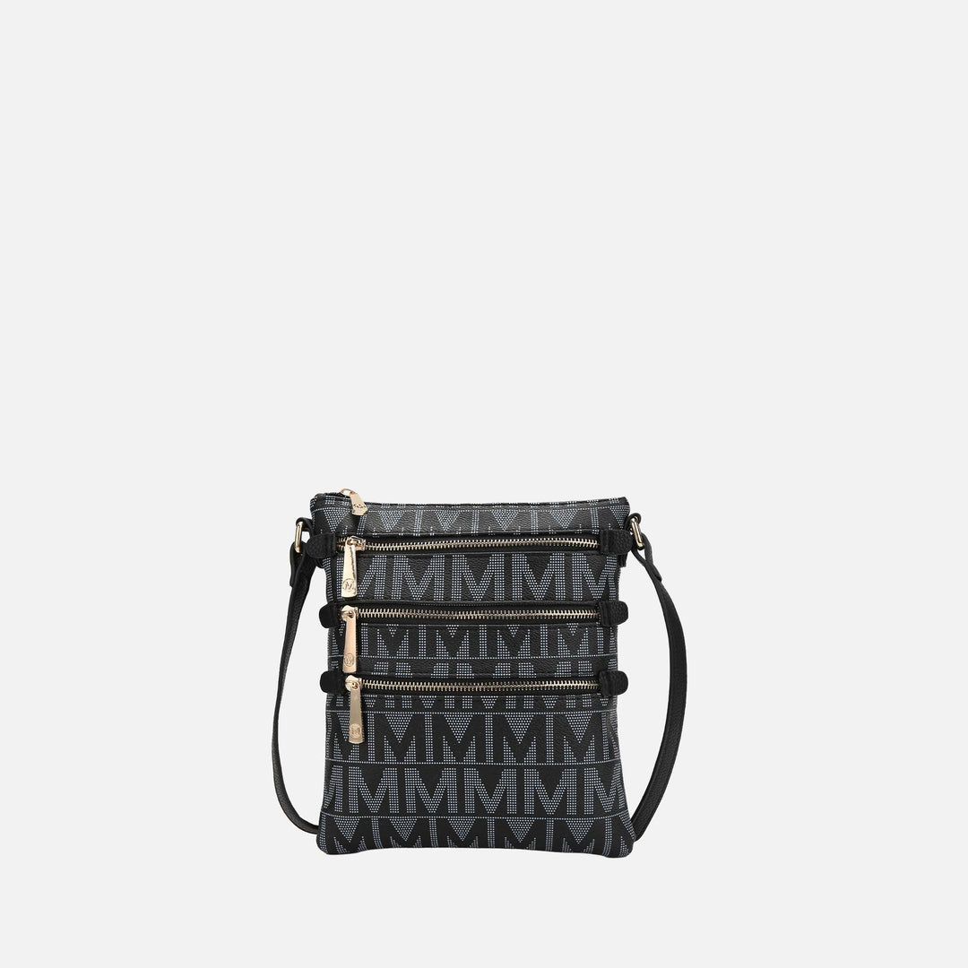 Beige MKF Collection By Mia K Mya Signature Crossbody Bag