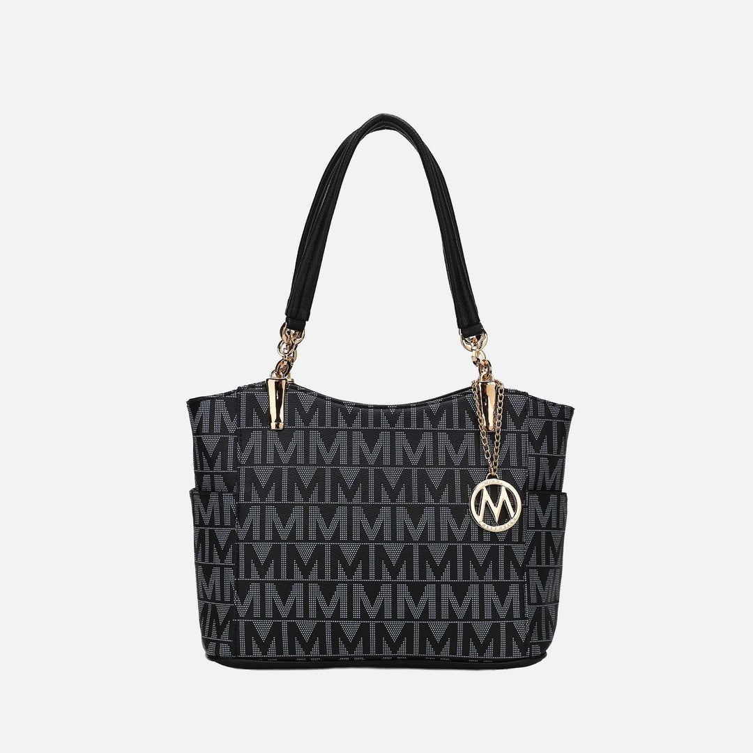 Navy MKF Collection By Mia K Braylee Signature Tote Bag