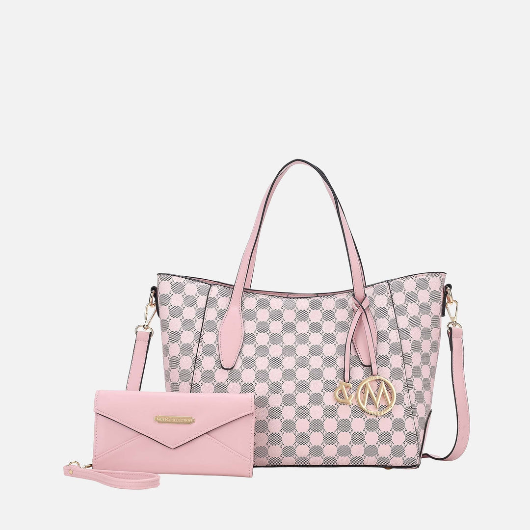 MKF Collection By Mia K Gianna Tote Bag And Wallet Set