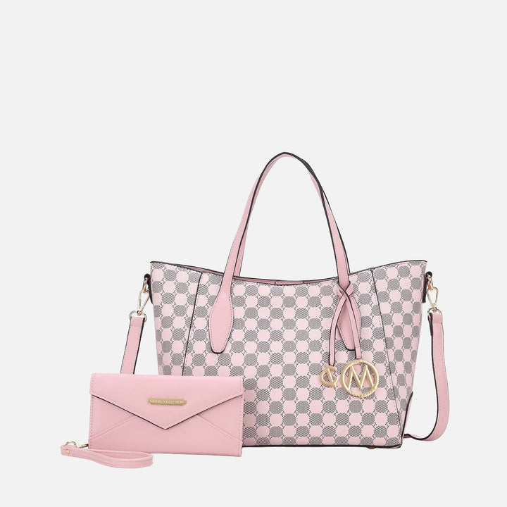 MKF Collection By Mia K Gianna Tote Bag And Wallet Set