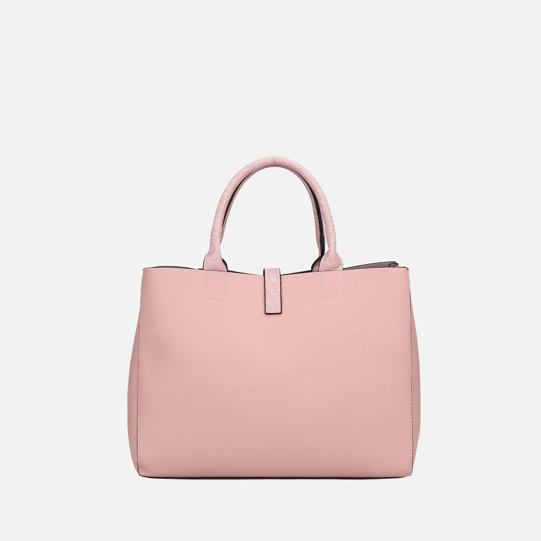 Denim Blue MKF Collection By Mia K Yola Ii Tote Bag And Wallet Set