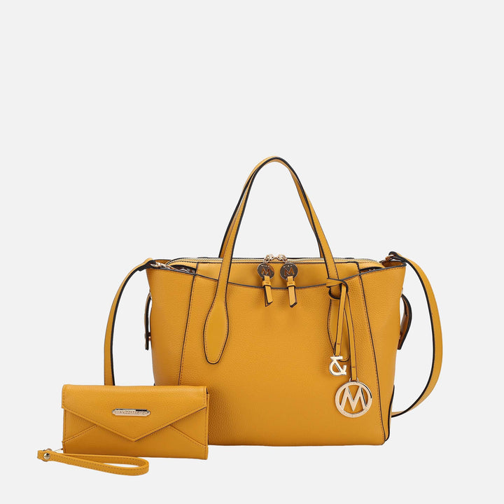 MKF Collection By Mia K Bruna Tote Bag And Wallet Set