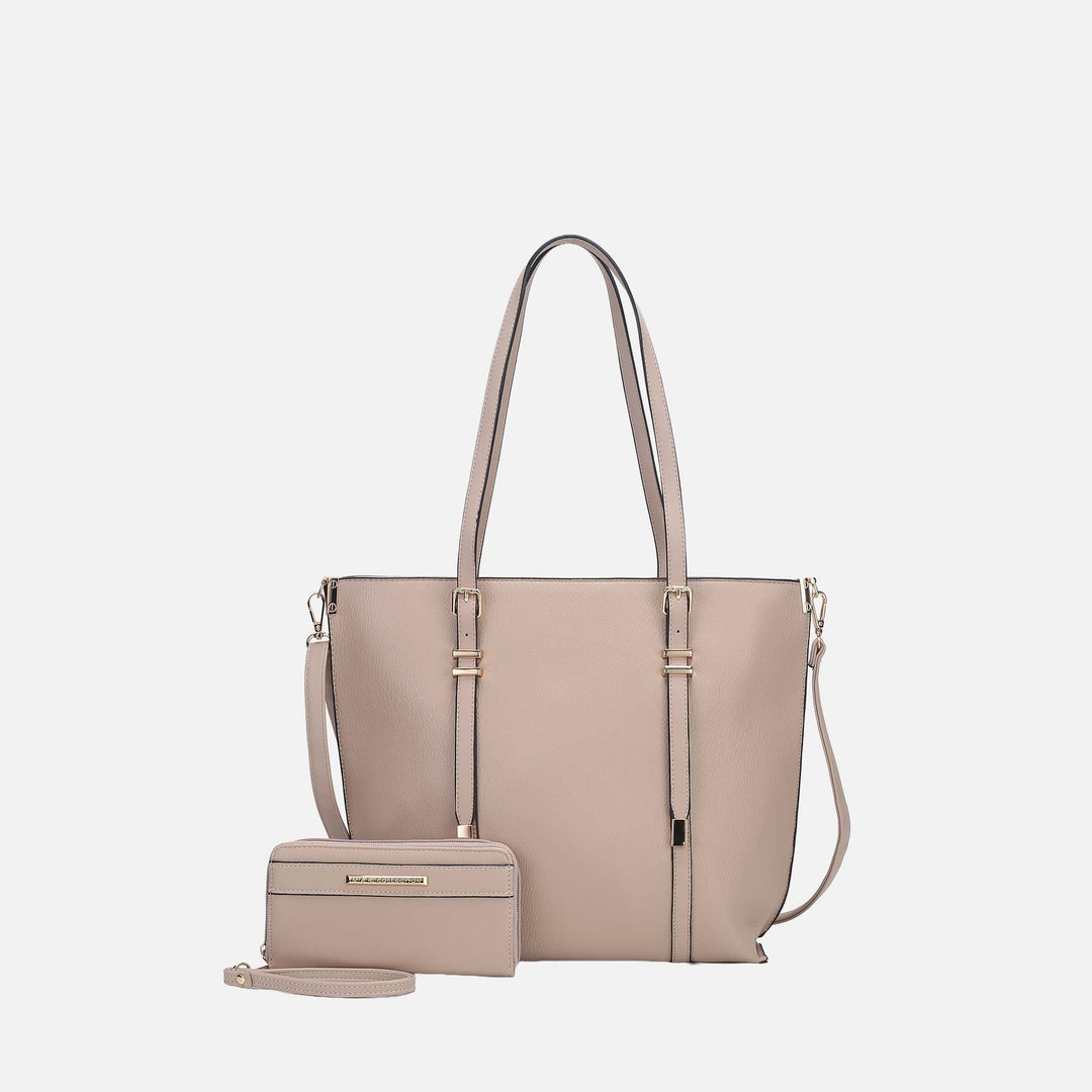 MKF Collection By Mia K Emery Tote Bag And Wallet Set