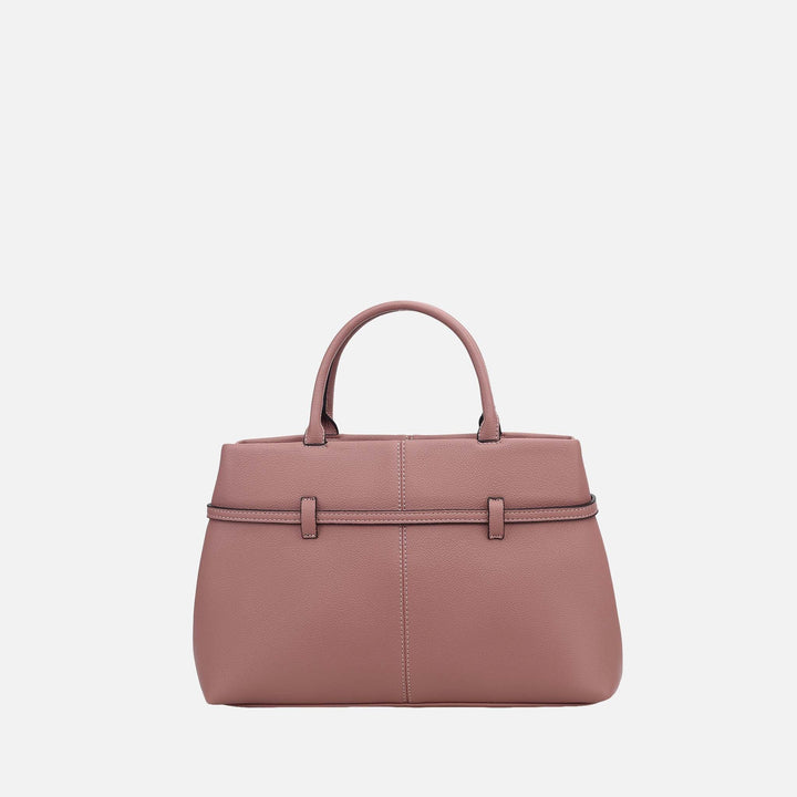 Coffee MKF Collection By Mia K Rubia Satchel Bag
