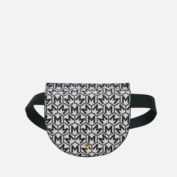 MKF Collection By Mia K Daksha Monogram Belt Waist Bag