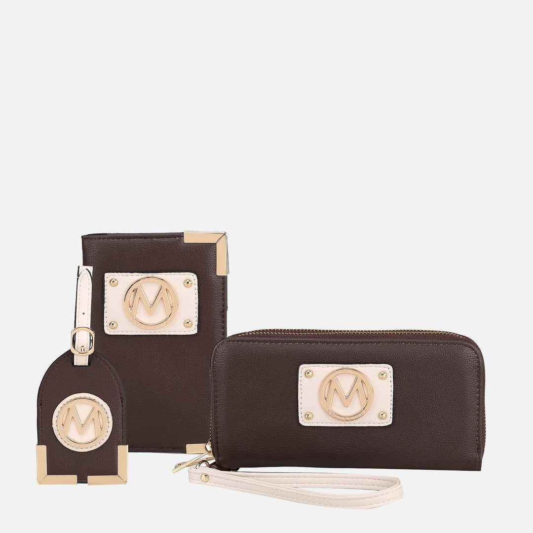 Snake Turquoise MKF Collection By Mia K Darla Wallet And Travel Set