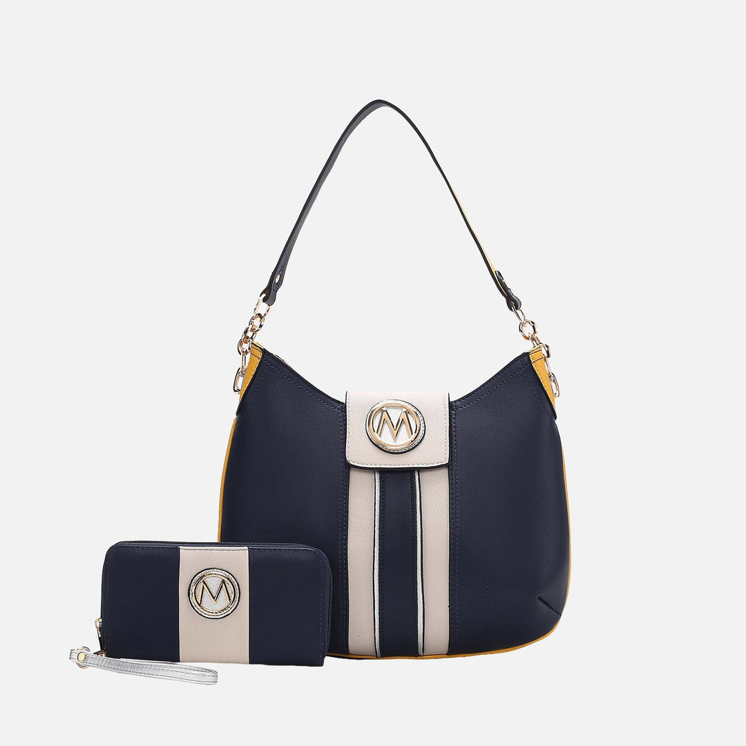 Blush MKF Collection By Mia K Torri Hobo Bag And Set