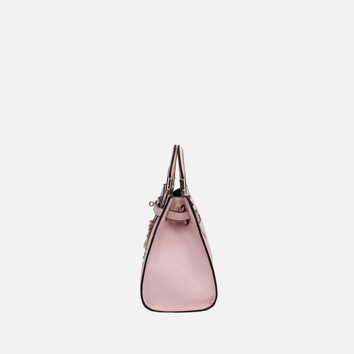 Snake Denim MKF Collection By Mia K Cassia Snake Embossed Satchel Bag