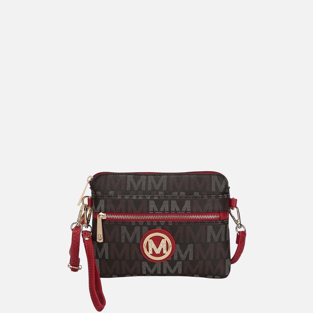 Black MKF Collection By Mia K Heidi Signature Crossbody Bag