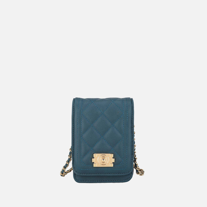 Mauve MKF Collection By Mia K Gemma Crossbody Bag