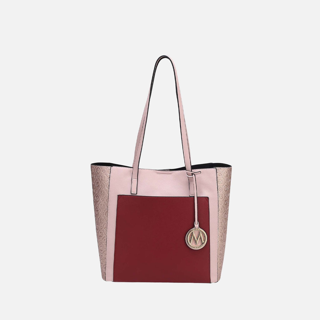 Light Grey MKF Collection By Mia K Leah Tote Bag