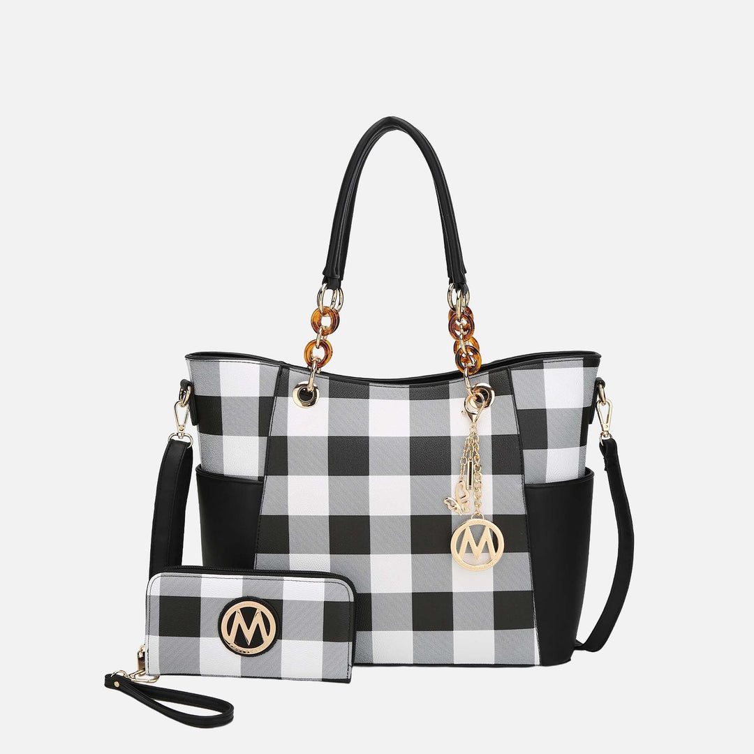 MKF Collection By Mia K Bonita Tote Bag And Wallet Set 1