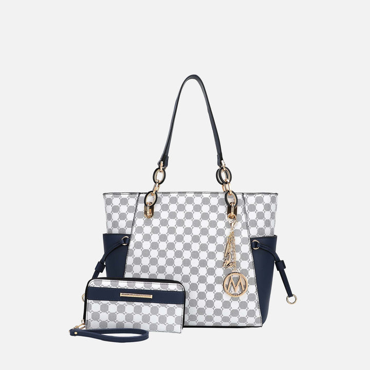 MKF Collection By Mia K Xenia Tote Bag And Set