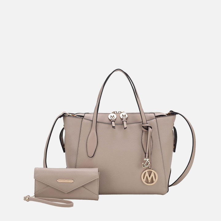 MKF Collection By Mia K Bruna Tote Bag And Wallet Set