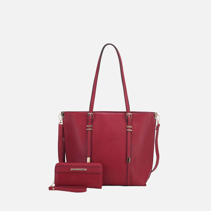 MKF Collection By Mia K Emery Tote Bag And Wallet Set