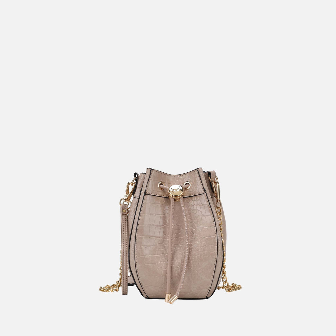 MKF Collection By Mia K Cassidy Embossed Bucket Bag