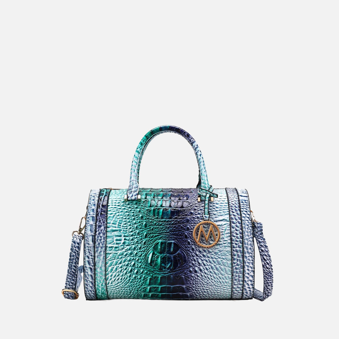 MKF Collection By Mia K Eleanor Gradient Croc Shoulder Bag