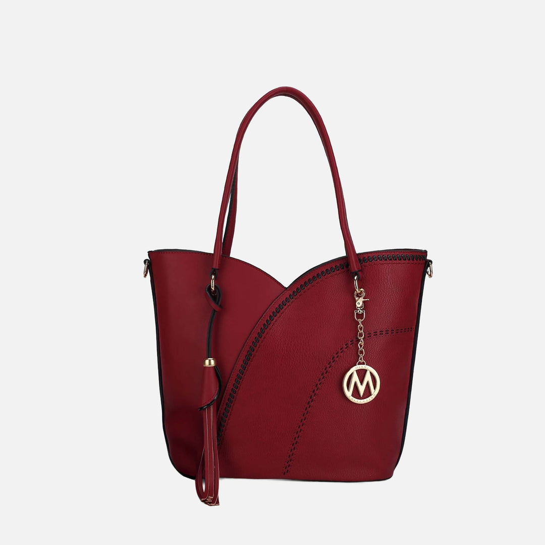 Black MKF Collection By Mia K Imogene Shoulder Bag And Matching Wallet