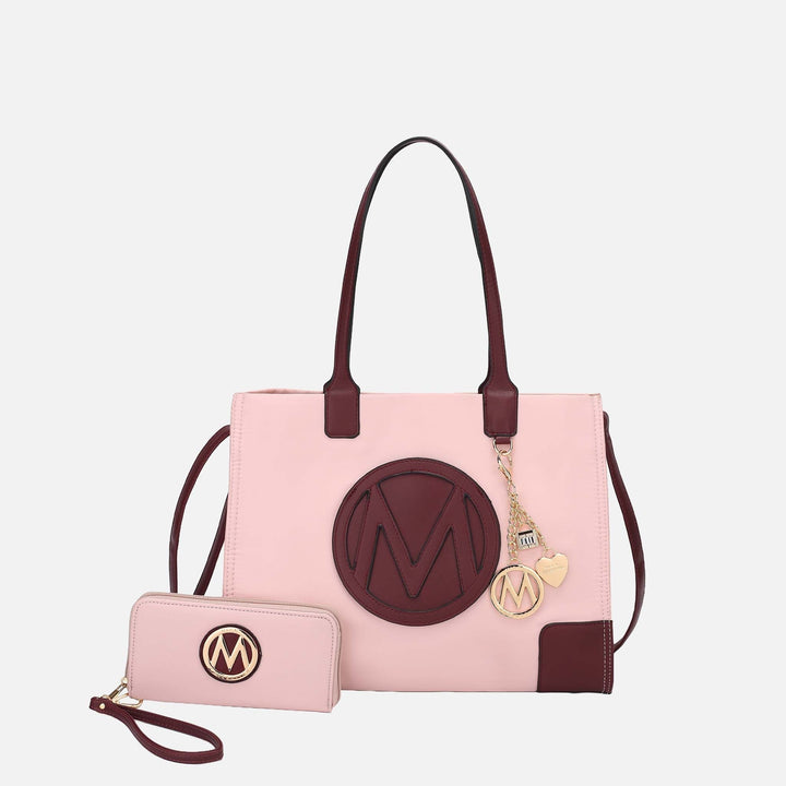 MKF Collection By Mia K Louise Tote Bag And Wallet Set