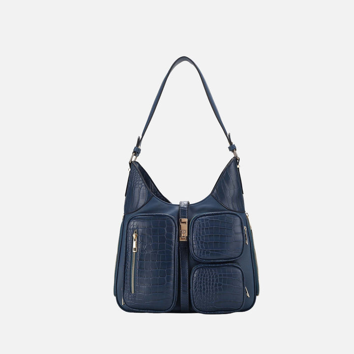 Light Grey MKF Collection By Mia K Daphne Shoulder Bag