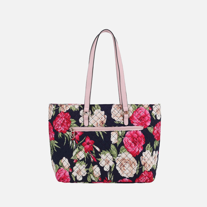 Floral Blue MKF Collection By Mia K Hallie Tote Bag