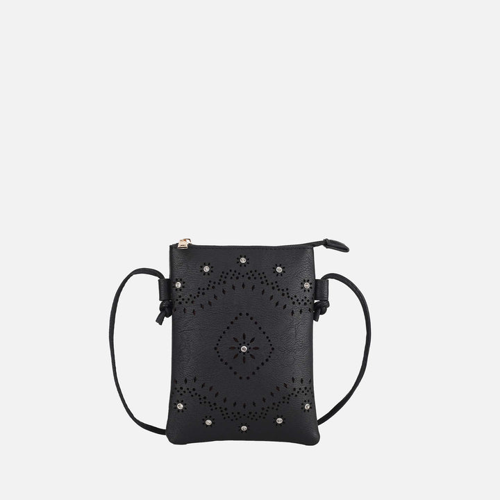Taupe MKF Collection By Mia K Arlett Crossbody Bag