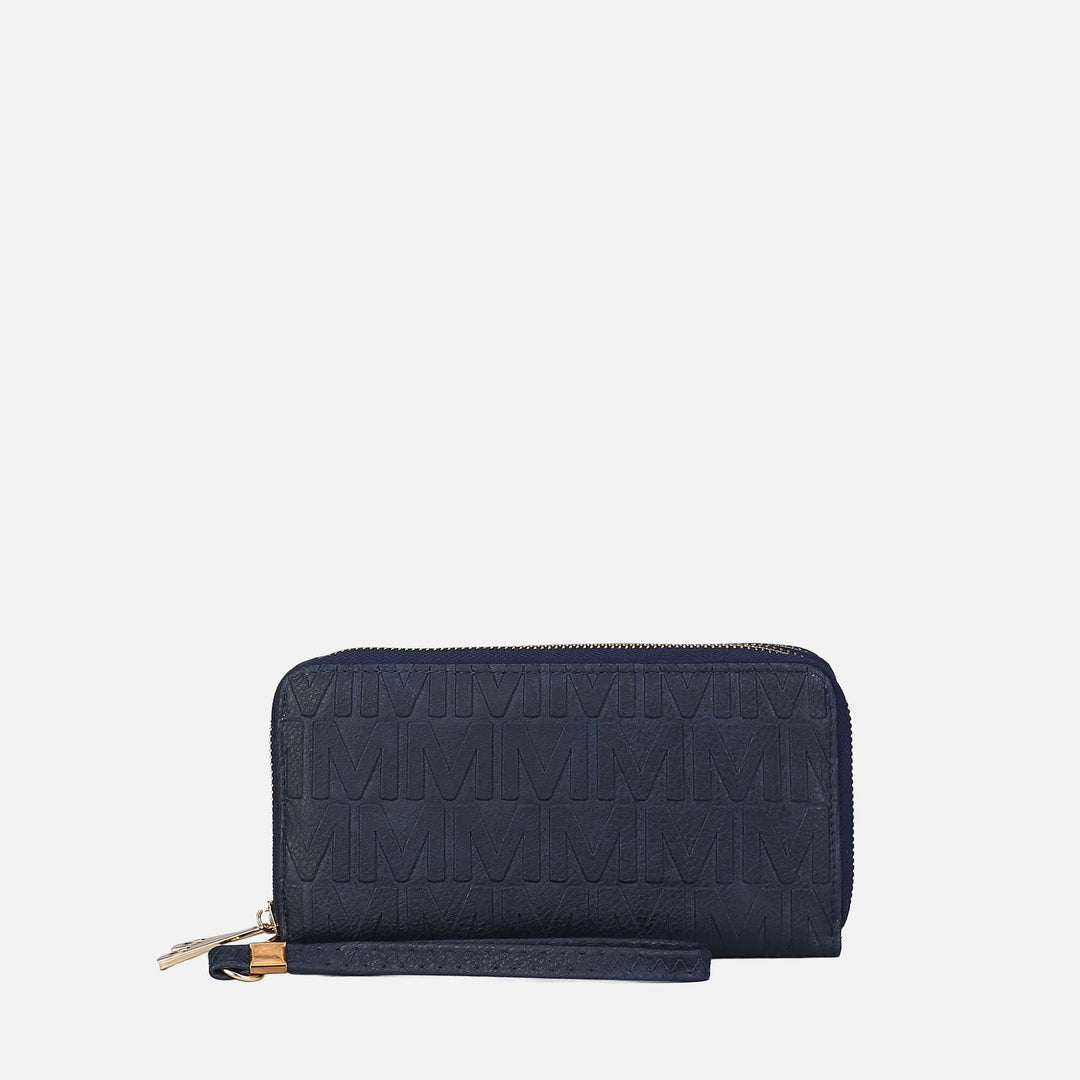 Chocolate MKF Collection By Mia K Aurora Signature Wallet